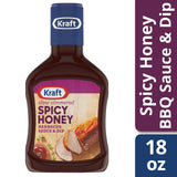 Kraft Spicy Honey BBQ Sauce (18 oz Bottle)