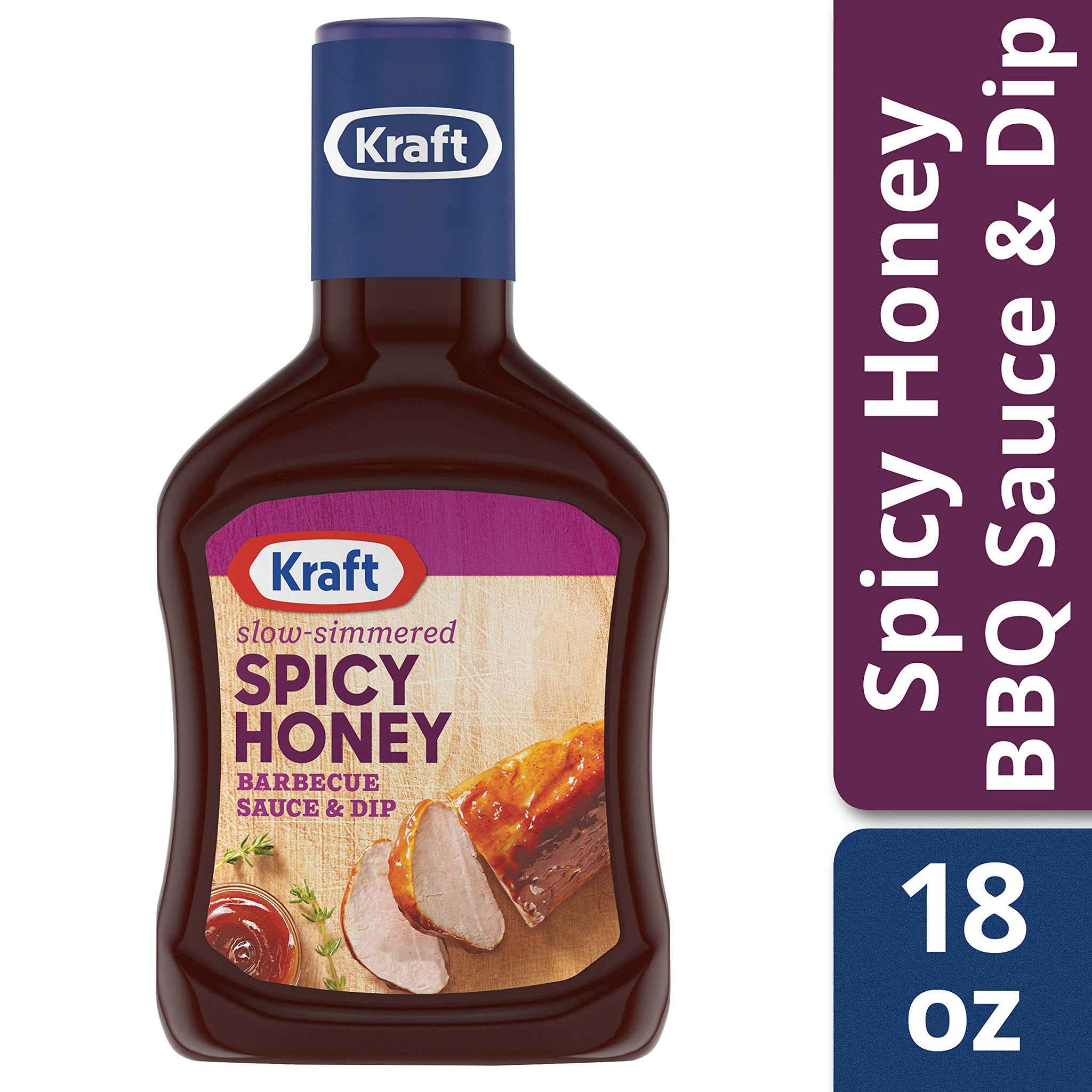 Kraft Spicy Honey BBQ Sauce (18 oz Bottle)