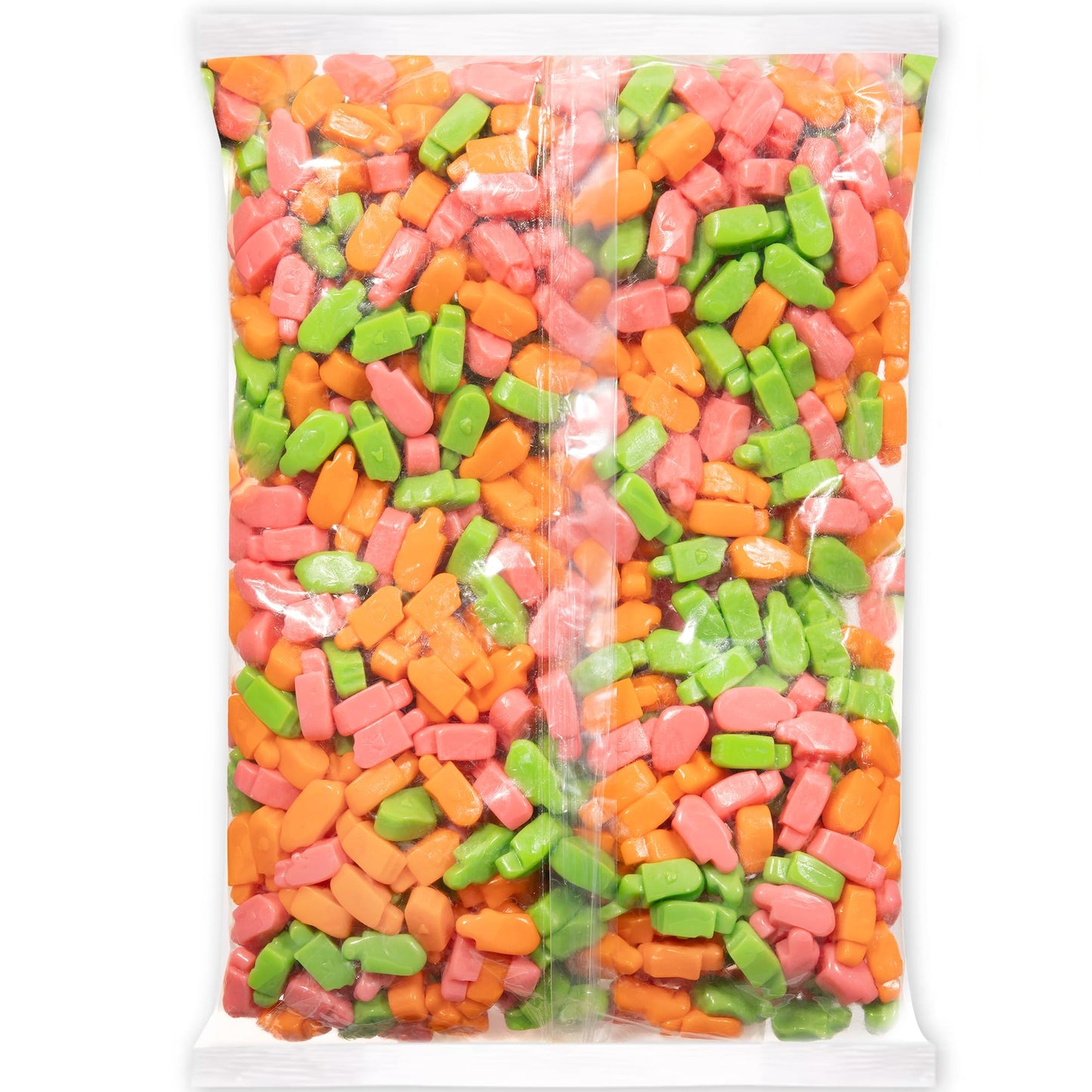 Albanese World's Best Gummies, Sherbet Gummi Ice Pops, 5lbs of Candy