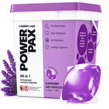PowerPax Power Pellets Laundry Detergent Capsules - 425 Count, Laundry Pods Detergent for Stain & Odor Removal, Color Protection, Fabric Softener