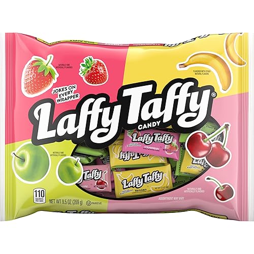 Laffy Taffy Candy, Assorted Mini Bars, 12 Ounce