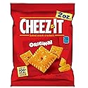 CHEEZ-IT Baked Snack Crackers, Original Crackers, 2-Ounce Bags (Pack of 60)