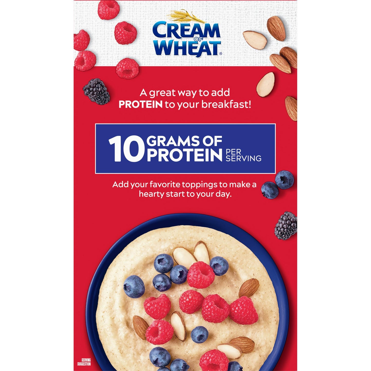 Cream of Wheat Instant High Protein Hot Cereal, Original, 1.34 Ounce, 6 Packets