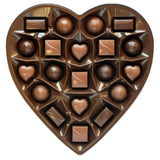 Elmer Chocolate Heart Shaped 9 oz Chocolate Rose Box - With Edible Rose - Perfect for Valentine's Day and Giving to that Special Someone