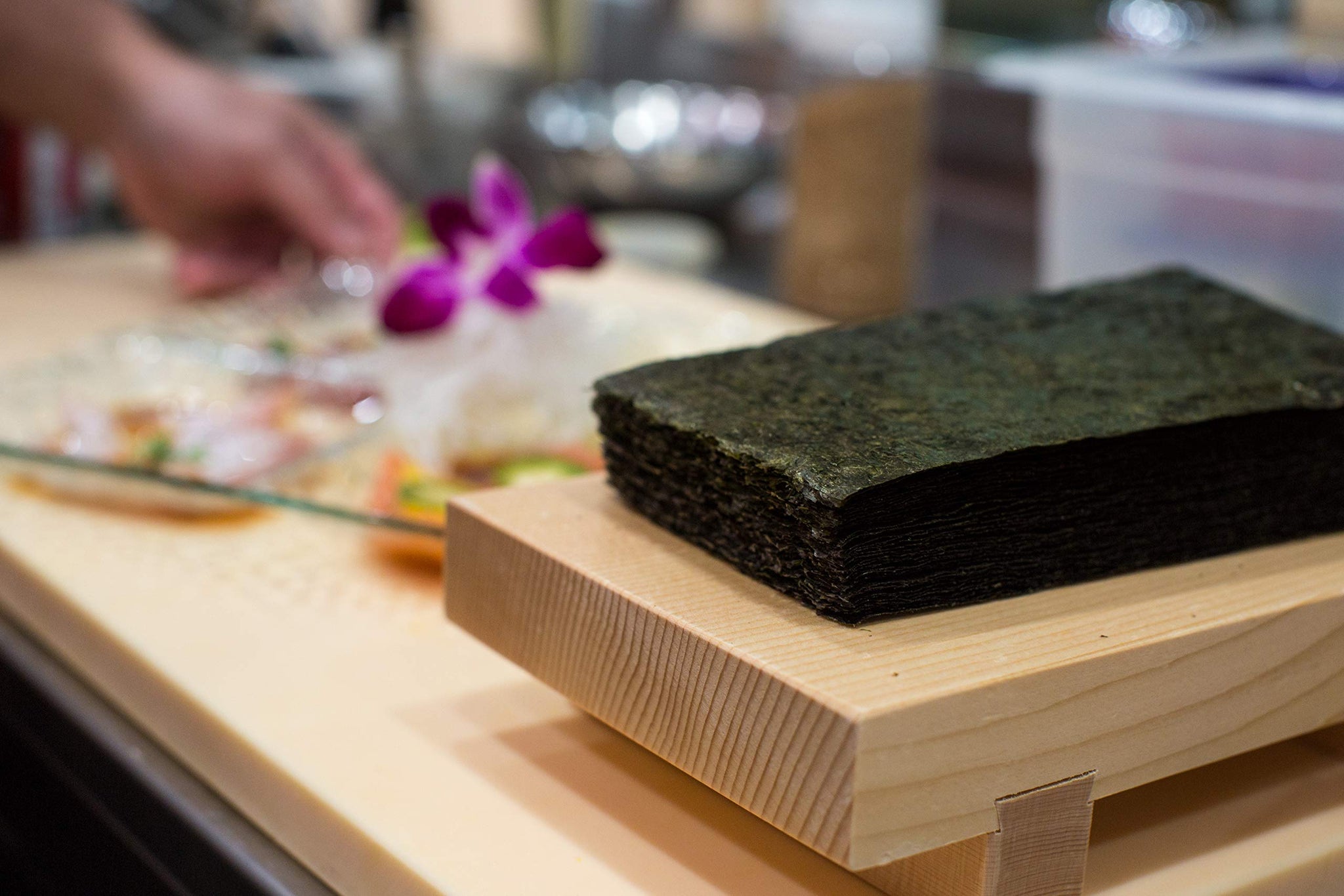 Little Jasmine USDA Organic, Non-GMO Roasted Nori Seaweed-10 Full Sheets (2packs)