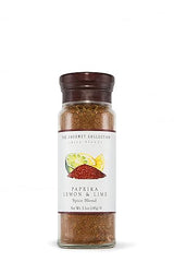 The Gourmet Collection Seasoning Blend, Paprika Lemon & Lime Spice, Cooking Seasoning for Chicken, Fish, Eggs, Mexican & Spanish Dishes. 156 Servings.