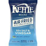 Kettle Brand Potato Chips, Air Fried Sea Salt & Vinegar Kettle Chips, 6.5 Oz Bag