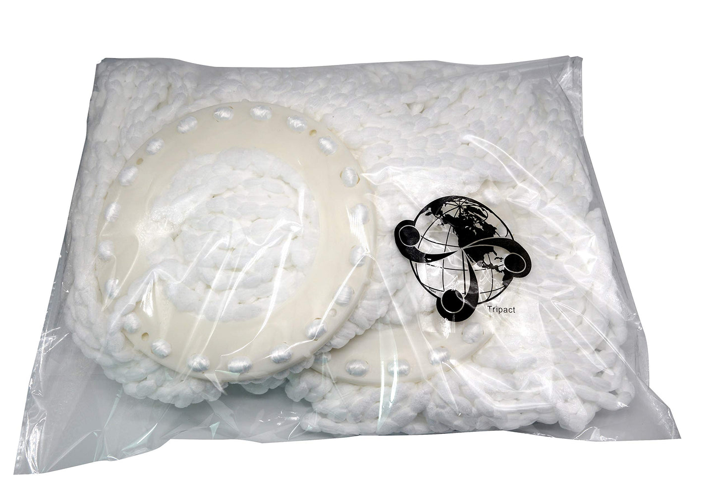 Tripact Inc PRO 360 Rotating Spin Magic Mop - Dual Drying Version Replacement Mop Heads (Pro 360 Clean) - 2 Pack