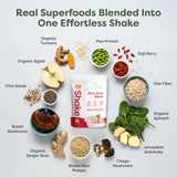 310 Nutrition All-in-One Meal Replacement Shake - Plant-Based Protein Powder with Triplex Proteins, Probiotics, Digestive Enzymes & Superfoods