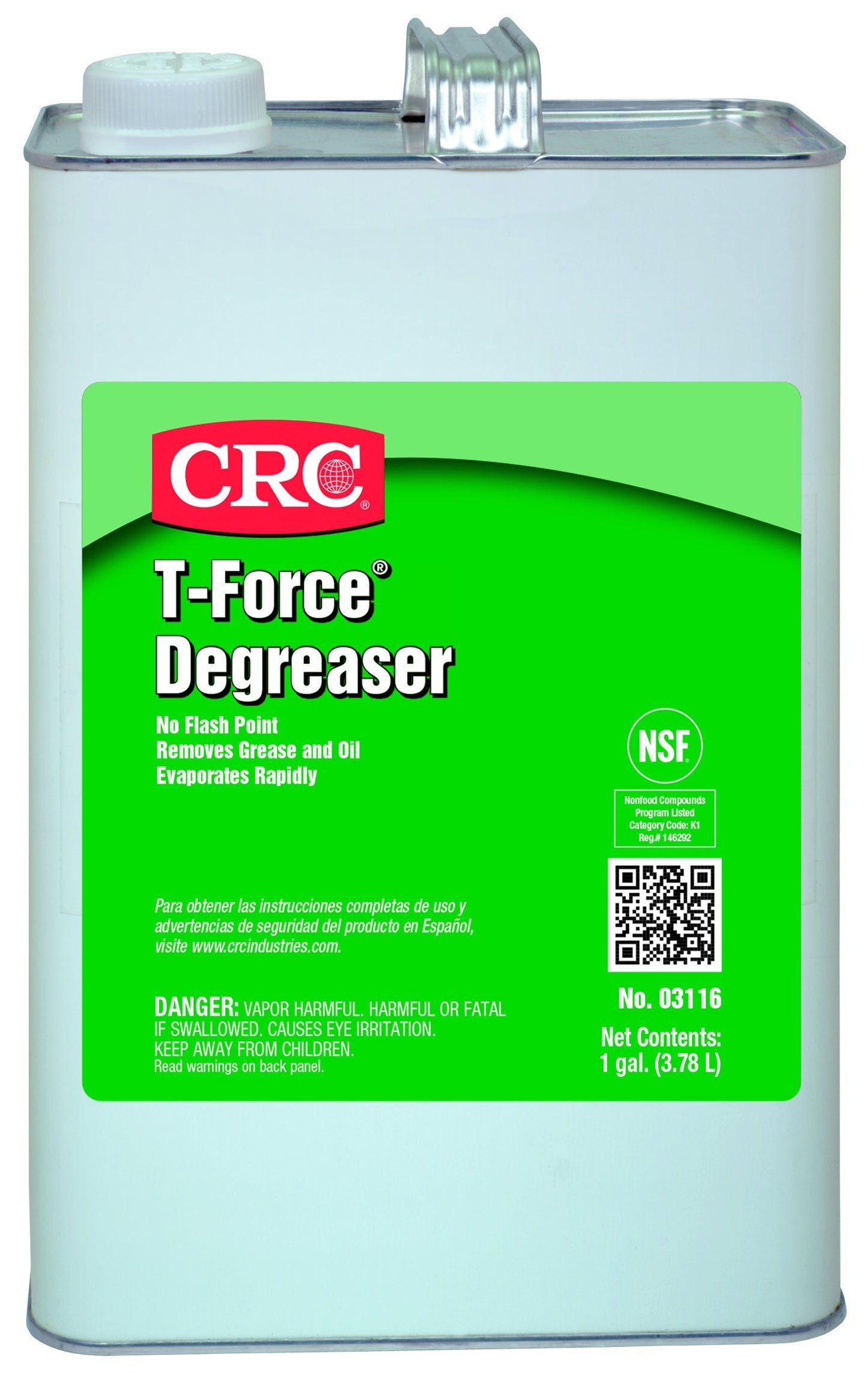 CRC Cleaner Degreaser, Gallon Bottle, 1 gal. (03116)