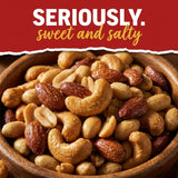 Beer Nuts Variety Packs, Individually Packed Tubes, Original Peanuts, Cashews, Almonds, Fiery Peanuts, The Unique Sweet and Salty Flavor, American