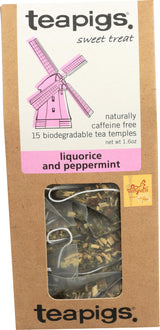 Teapigs, Tea Liquorice And Peppermint, 15 Count