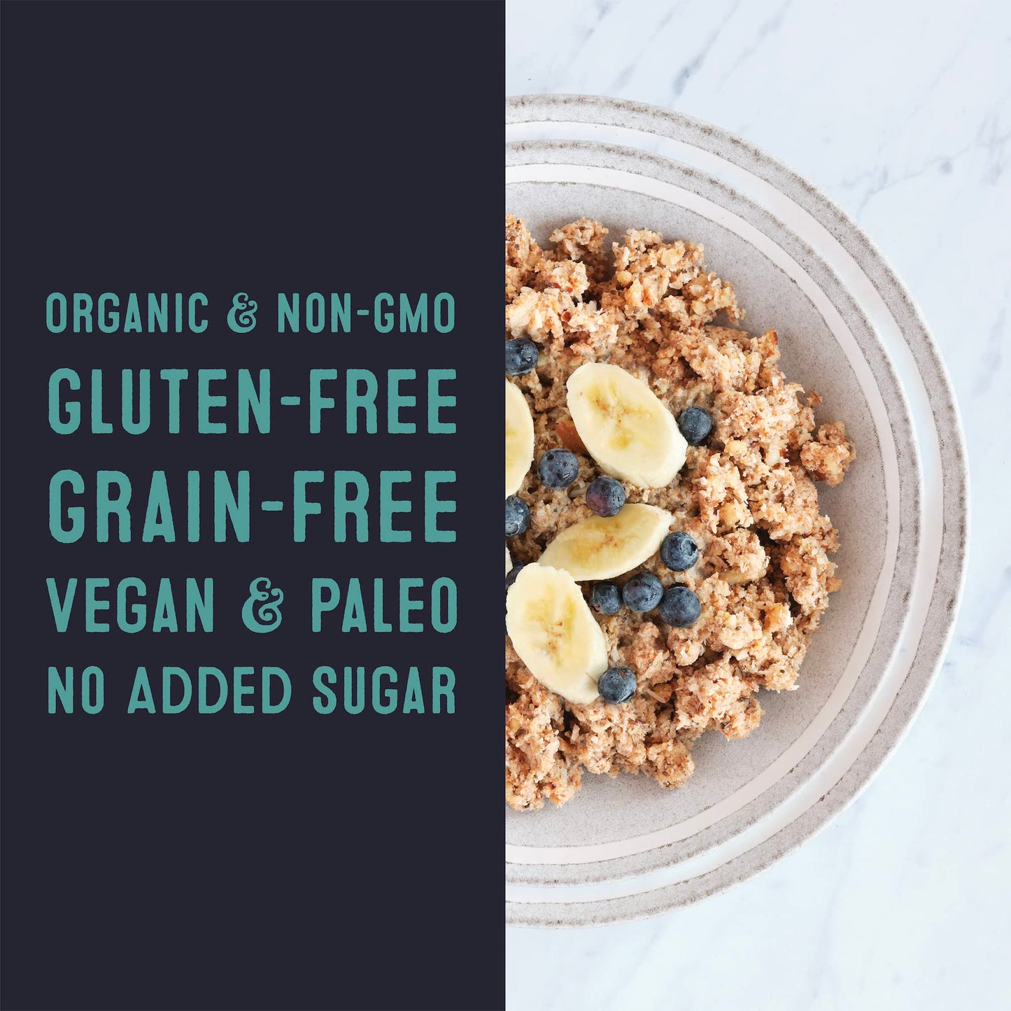 Wella Cereal Oatmeal Alternative, Gluten-Free Breakfast Hot Cereal, Grain-Free Paleo Organic Vegan High Protein Superfood, Plant-Based Non-GMO, Low in