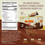 ChocZero Hi-Jinx Milk Chocolate Wafer Bars - Gluten Free, No Sugar Added, Keto Candy Bar with Vanilla Crème, 22 Individually Wrapped Minis, 8.15 oz