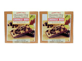 Trader Joe's Chocolate Chip Chewy Coated Granola Bars Made with Rolled Oats, Rice Crisps, and Chocolate Chips: 2 Pack (12 ct.)