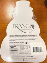Frango Dark Mint Chocolates Snowman Gift Box - 4.62 oz (130g) - Limited Edition Holiday Chocolate - Classic Chicago Mint Truffles