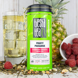 Tiesta Tea - Fruity Paradise, Loose Leaf, Strawberry Pineapple Green Tea, Premium Blend, Medium Caffeinated Green, Make Hot or Iced & Brews Up to 50