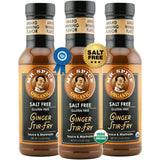 Mr. Spice Organic Ginger Stir Fry Sauce, Salt Free Stir Fry Sauce (0 mg/serving), Gluten Free, Low Sodium Sauces for Marinade, Wok & Air Fryer, No