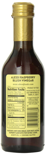 Alessi, White Balsamic Raspberry Vinegar, 8.50-Ounce (Pack of 6)