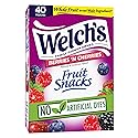 Welch's Fruit Snacks, Berries 'N Cherries Snack Box, Gluten Free, 0.8oz Snack Packs (Pack of 40)