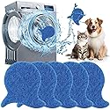 5PCS Pet Hair Remover for Laundry, Reusable Pet Hair Catcher for Washing Machine, Dog & Cat Hair Remover for Clothes, Bedding & Blankets, Fabric-Safe