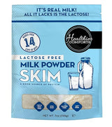 Healthier Comforts Lactose Free Skim Milk Powder | High Protein, Fat Free, Non-GMO, rBST Hormone Free, Kosher, Gluten Free, No Fillers | Baking, Coffee Creamer, Shakes| Makes 14 cups (7 oz) (7 oz)