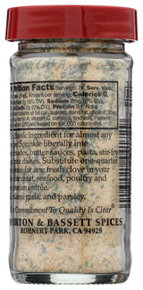Morton & Bassett Granulated Garlic with Parsley, 2.6oz - Salt-Free, Non-GMO, Herb Blend, Aromatic & Flavorful Seasoning for All Purpose Cooking