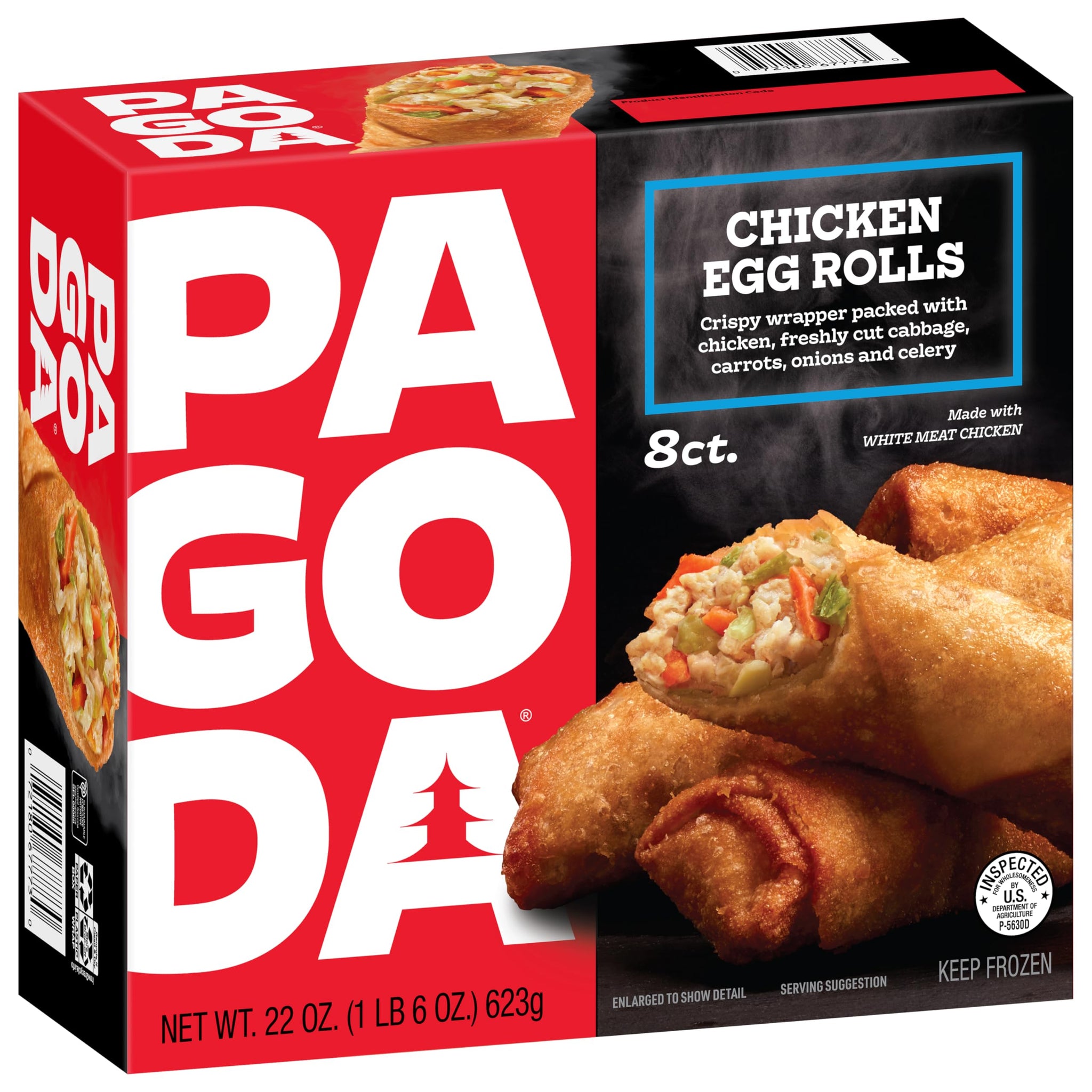 Pagoda Chicken Egg Rolls, 22 Oz