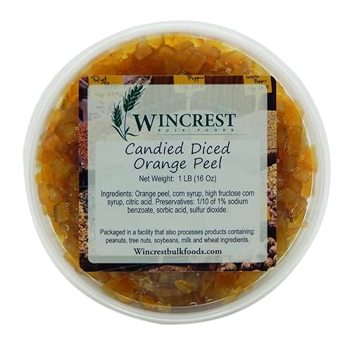 Candied Fruit - 1 Lb Tub (Diced Orange Peel)