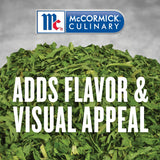 McCormick Culinary Dried Parsley Flakes, 10 oz - One 10 Ounce Container of Dried Chopped Parsley Leaves, Use As Substitute for Fresh Parsley, Perfect