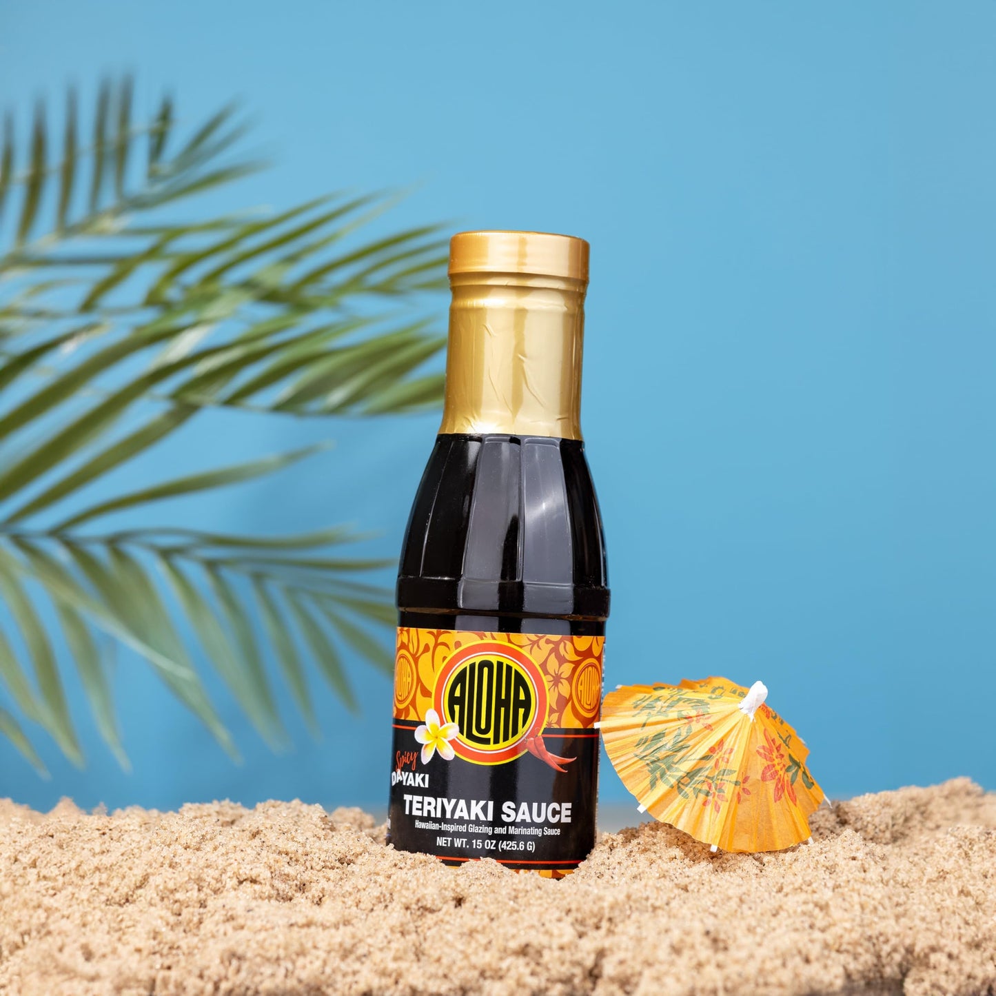 Aloha Shoyu - Spicy Da Yaki Sauce - Sweet Heat for Marinade or Glaze - Made In Hawaii - 15 oz. Bottle
