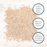 Roland Foods Israeli Couscous Toasted Pasta, Specialty Imported Food, 5 Pound Bag, Pack of 1