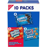 Nabisco Cookies Variety Pack, OREO Minis, Nutter Butter Bites, and CHIPS AHOY! Minis Cookies, 10 Snack Packs