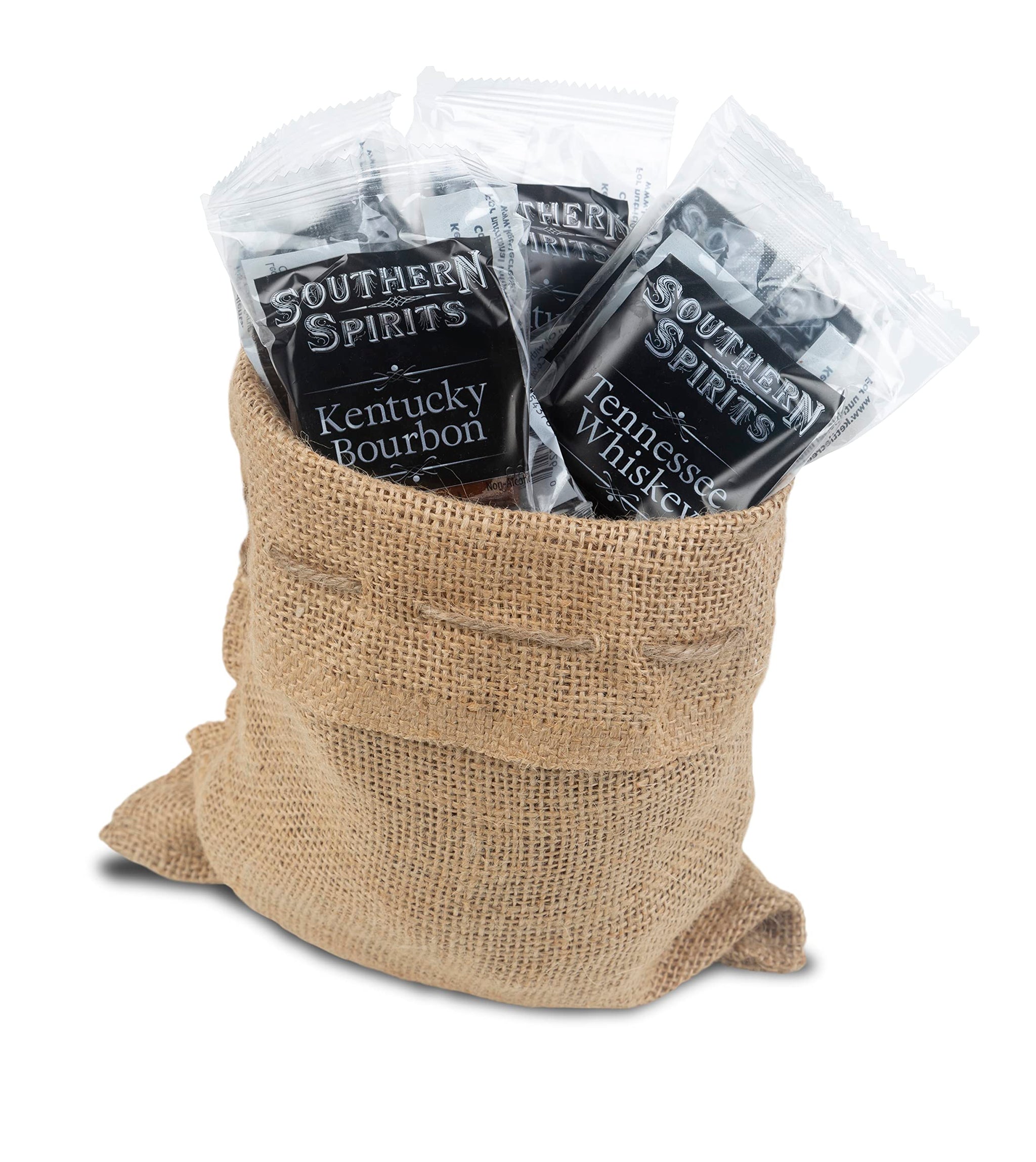 Kettle Creek Snacks Southern Spirits Sampler - Tennessee Whiskey Fudge & Kentucky Bourbon Fudge (Non-Alcoholic) 12 - 2 Oz. Individually Wrapped