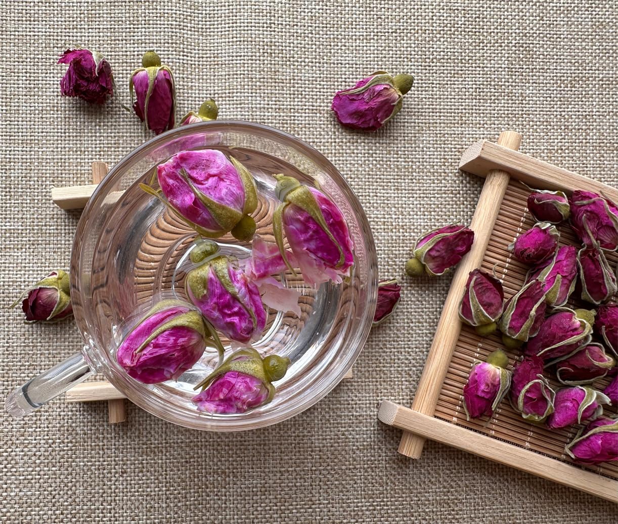 OneDove Dried Rose Petals and Rose Buds -1 Pound Food grade - Use in Tea, Baking, Making Water, essential oil, Wedding Confetti