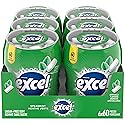 Excel Sugar-Free Gum, Spearmint, 6x60ct, 360 Pieces {Imported from Canada}