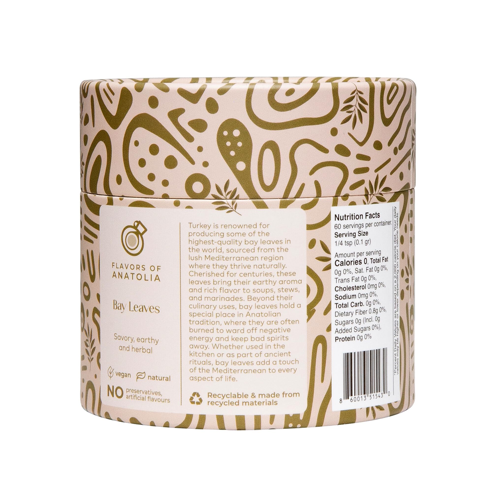 Cybele’s Harvest Bay Leaves Whole 0.2oz, Dried Turkish Bay Leaf, Aromatic Herb for Soups Stews Sauces