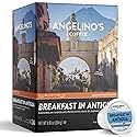 Angelino's Coffee Breakfast in Antigua Coffee Pods, 24 Count - Medium Roast Shade-Grown Guatemalan Blend, K Cup Compatible for Keurig - Notes