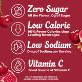 Crystal Light Drink Mix, 5 Pitcher Packets, for Flavorful Hydration and Shareable Refreshment, Cherry Pomegranate, flavored with other natural flavor