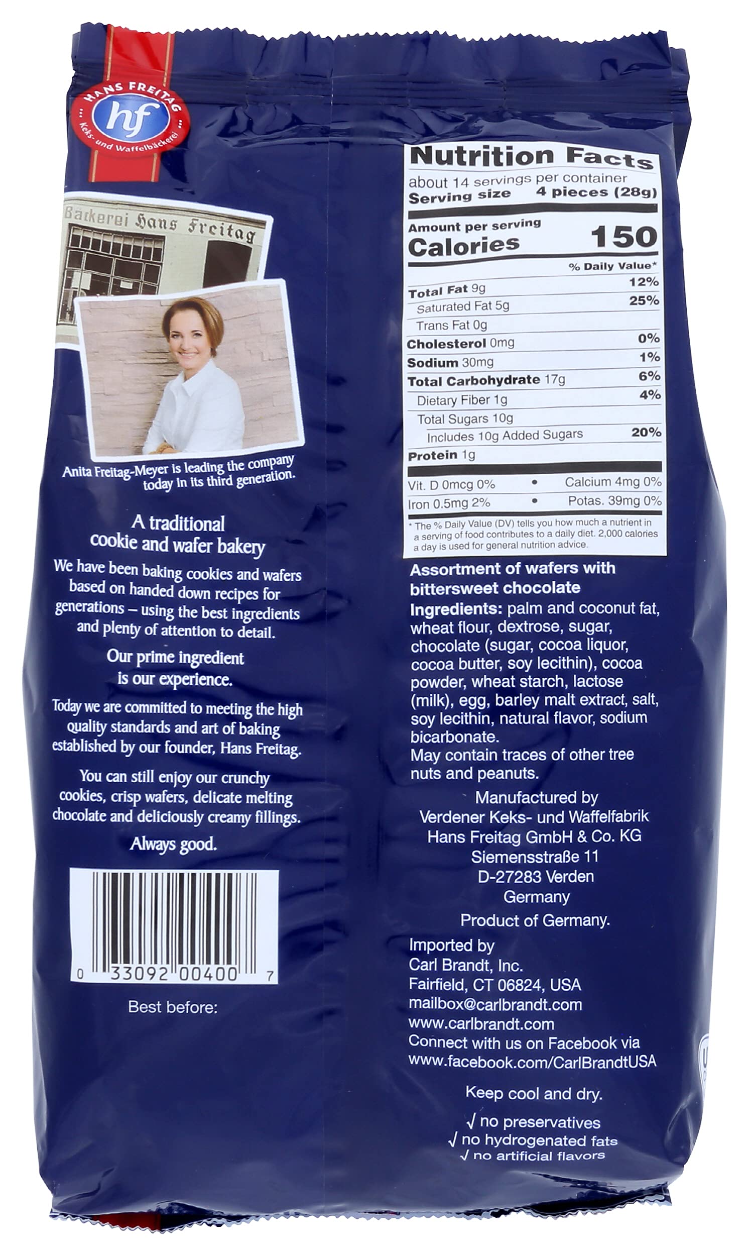 Desiree Assortment Waffer Cookies