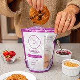 Bedrock Bakers Pagels Cinnamon Raisin (2 Pack) - Gluten-Free & Grain-Free Bagels - Paleo, Vegan, Kosher - No Preservatives, No Gums, No Oils, Minimal