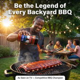 Big Moe Cason Pork BBQ Rub - 2x 11 oz Shaker Bottles - Bbq Rub and Pork Rub for Ribs and Brisket - Bbq Seasoning and Rib Rub Style Brisket Rub - Spg