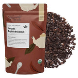 Heavenly Tea Leaves Organic English Breakfast, Bulk Loose Leaf Black Tea, 1 Lb. (Approx. 200 Cups) - Strong, Full Bodied, Brisk, Great For Hot Or Iced