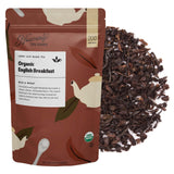 Heavenly Tea Leaves Organic English Breakfast, Bulk Loose Leaf Black Tea, 1 Lb. (Approx. 200 Cups) - Strong, Full Bodied, Brisk, Great For Hot Or Iced