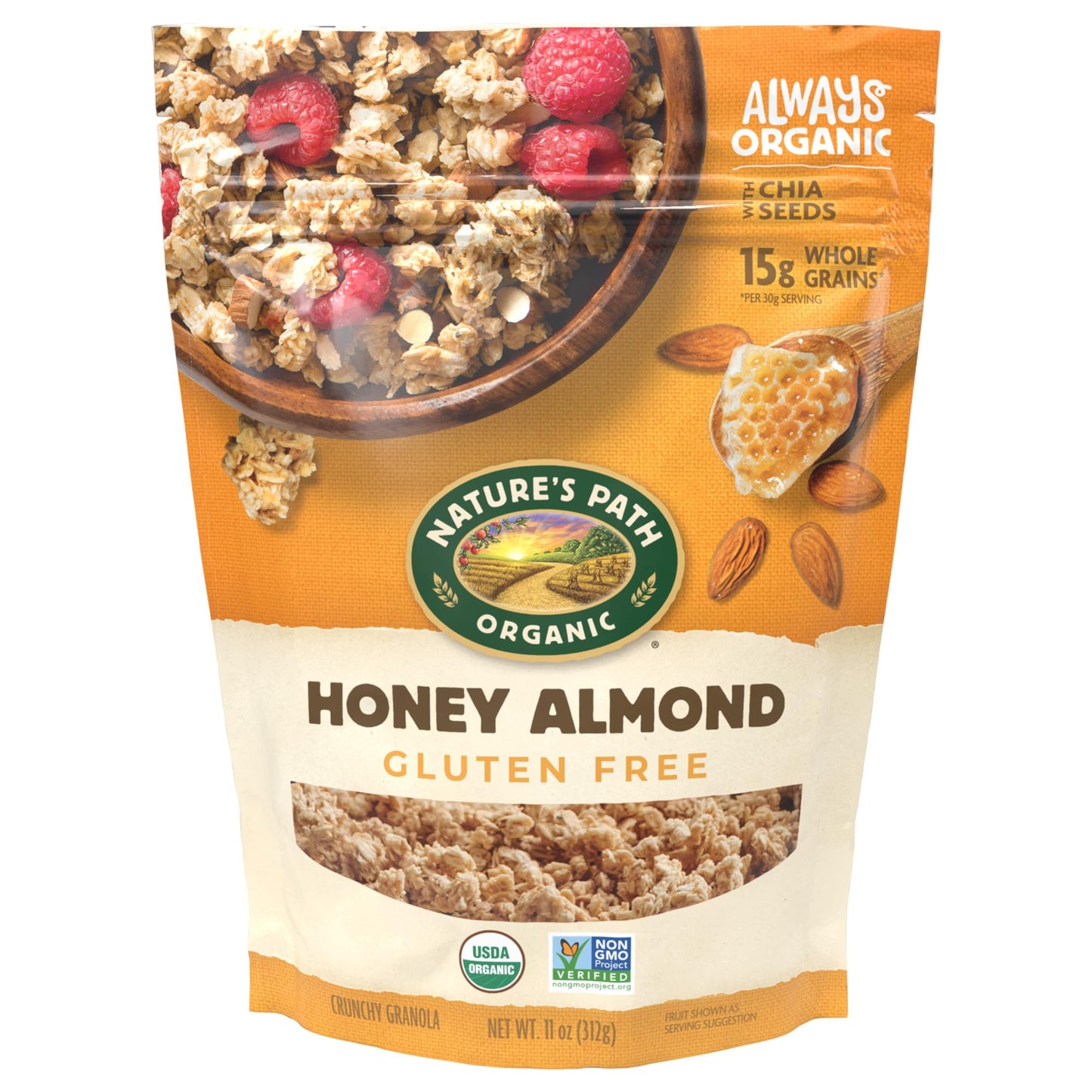 Natures Path, Granola Honey Almond Organic, 11 Ounce