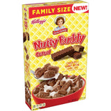 Little Debbie Breakfast Cereal, 8 Vitamins and Minerals, Kids Snacks, Family Size, Nutty Buddy, 13.1oz Box (1 Box)
