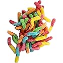Sunrise Neon Gummy Sour Worms 1 Pound ( 16 OZ )