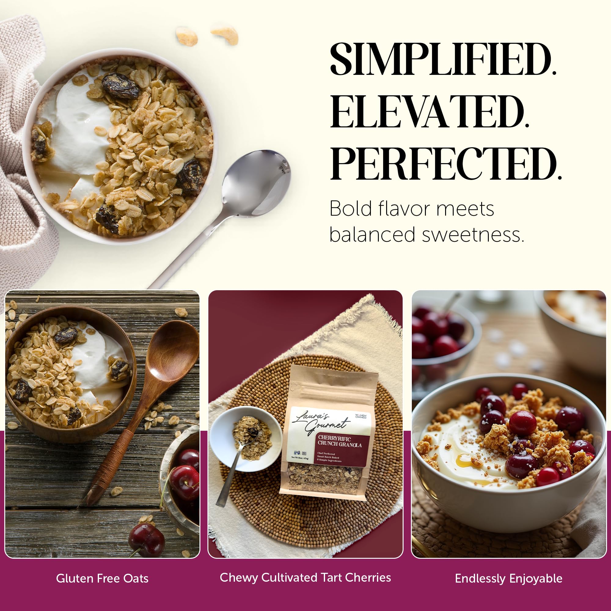 LORD NUT LEVINGTON CherryRific Crunch Granola, 16 OZ