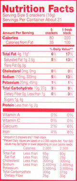 Ritz Crackers Garlic Butter, 11.8 oz