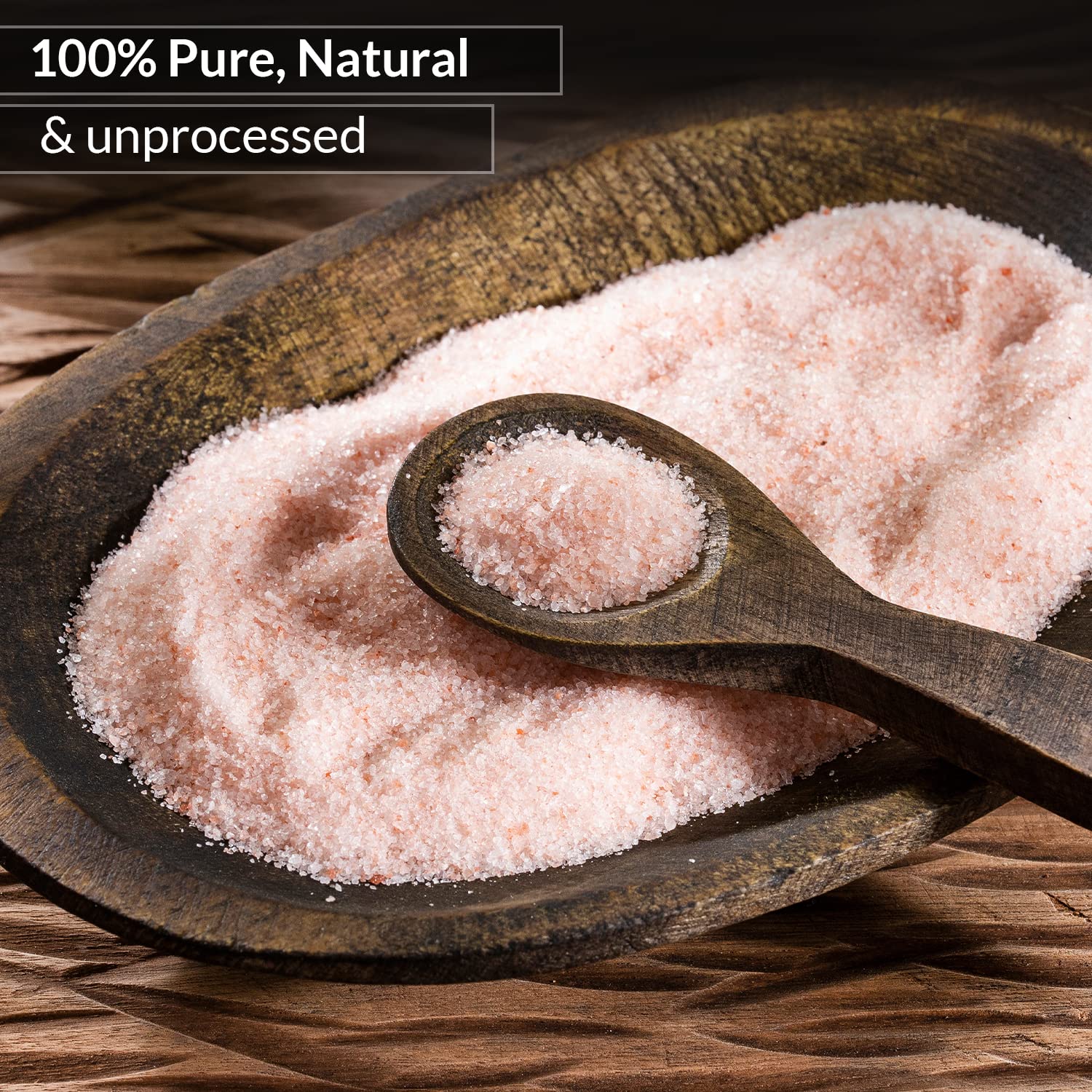 Himalayan Chef Himalayan Pink Salt, Fine Grain Bulk Size - 20 lbs, Kosher & Halal Certified, Natural & Chemical Free Rock Salt - Bag